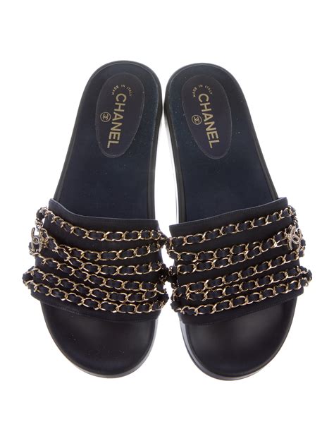 what are chanel slides|chanel slides price.